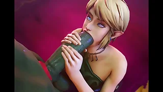 Legend of zelda link Blowjob sfm Femboy compilation&lpar;Yaoi&rpar;